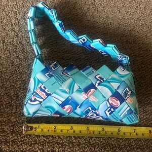 Handcrafted Upcycled Kids Bag - Blue